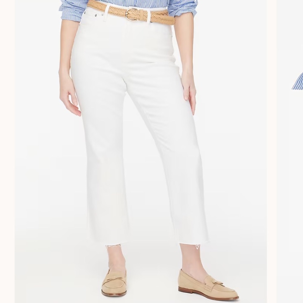 NWT J.Crew Mid-Rise Flare Crop - Size 30P